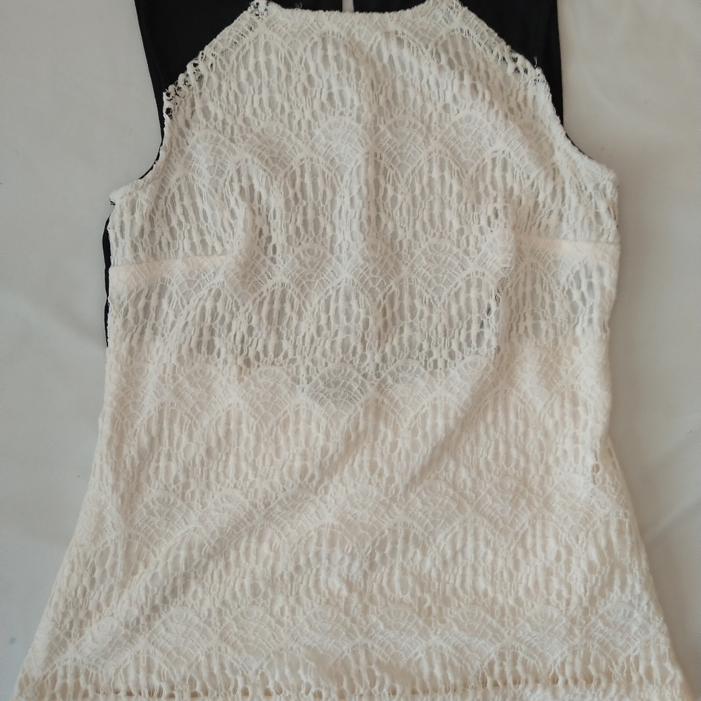 Cream colored laced blouse